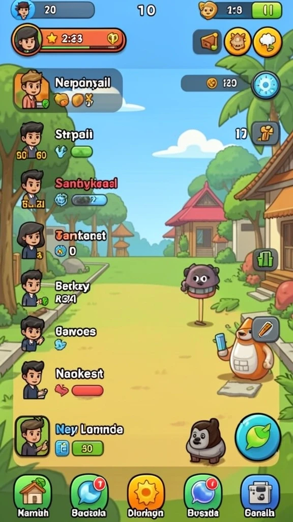 Screenshot dari event kompetisi terbaru.