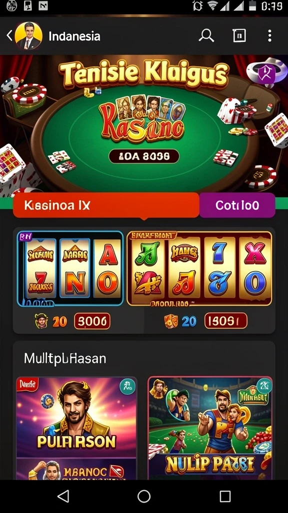 Contoh jackpot besar dari permainan.