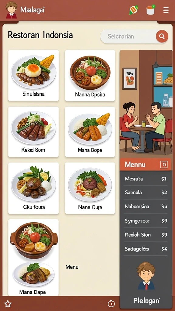 Tampilan utama game 99RP yang menarik.