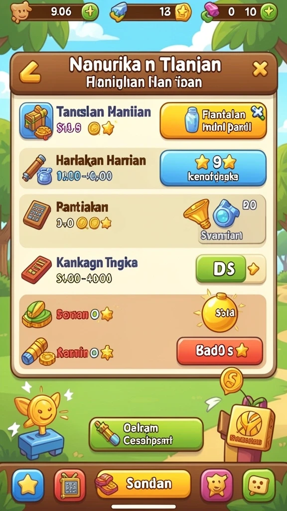 Karakter unik yang bisa dipilih untuk bermain.