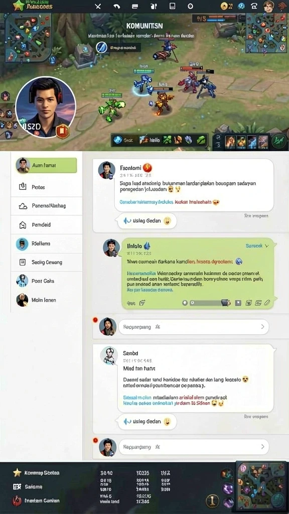 Pengalaman sosial yang menyenangkan antar pemain.
