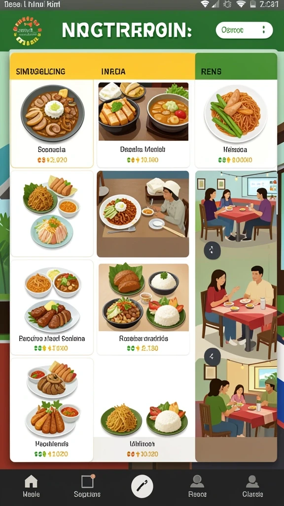 Tampilan antarmuka yang user-friendly dan menarik.