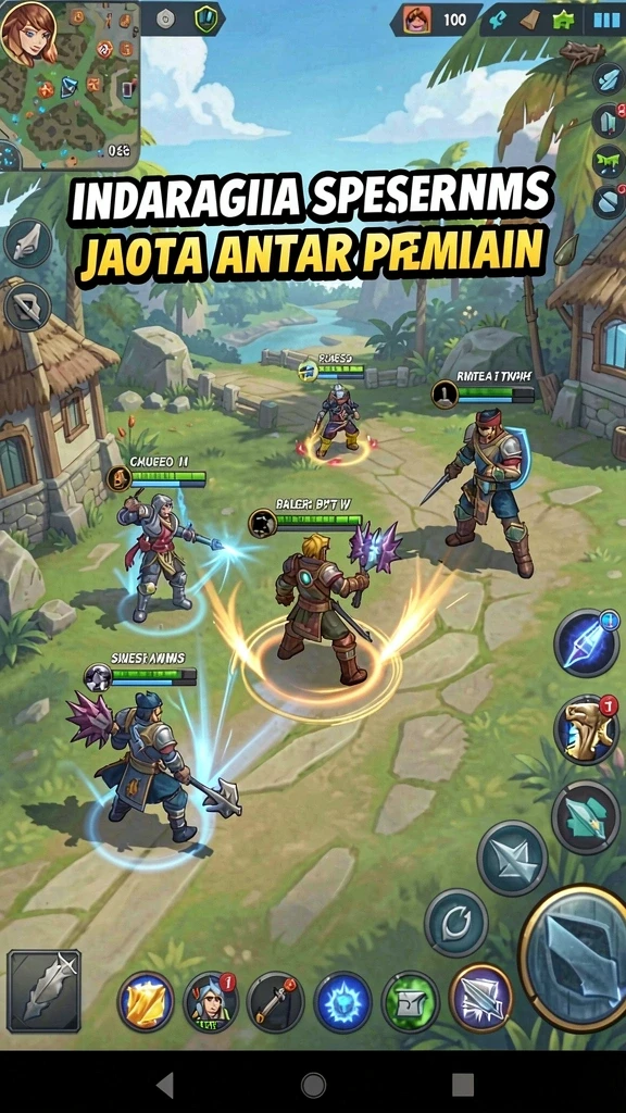 Banyak variasi tema permainan yang seru.