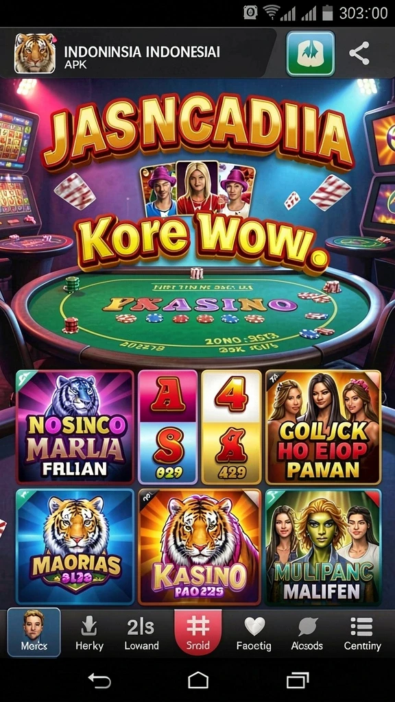 Tampilan utama GF777 yang menarik dengan beragam pilihan karakter.