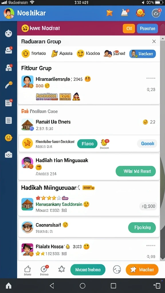 Tampilan antarmuka yang intuitif dan mudah dinavigasi.