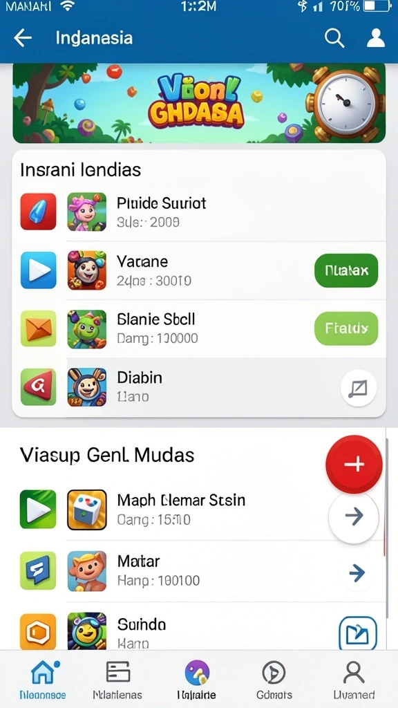 Fitur bonus dan promosi yang menggoda.