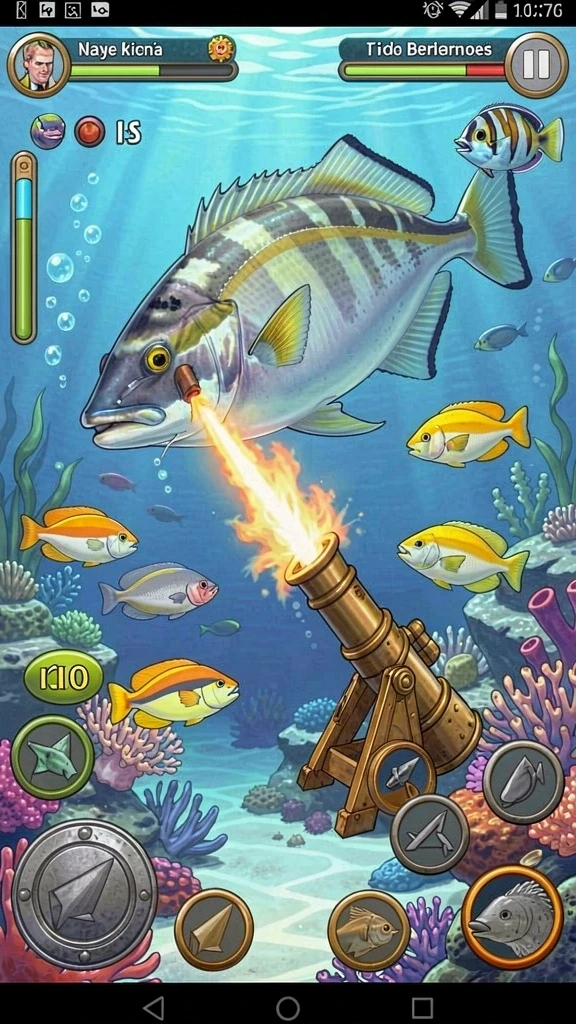 Interaksi sosial dengan pemain lain di dalam game.