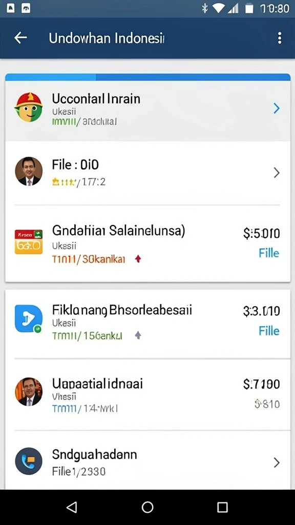 Tampilan antarmuka yang menarik dan user-friendly.