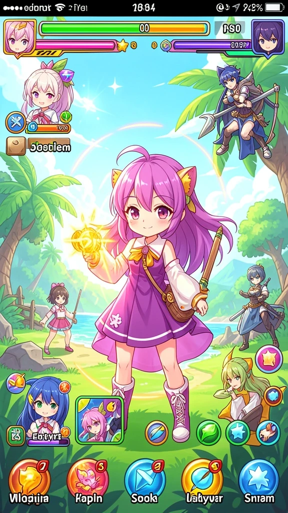 Screenshot level baru yang menantang di JPTERUS66.