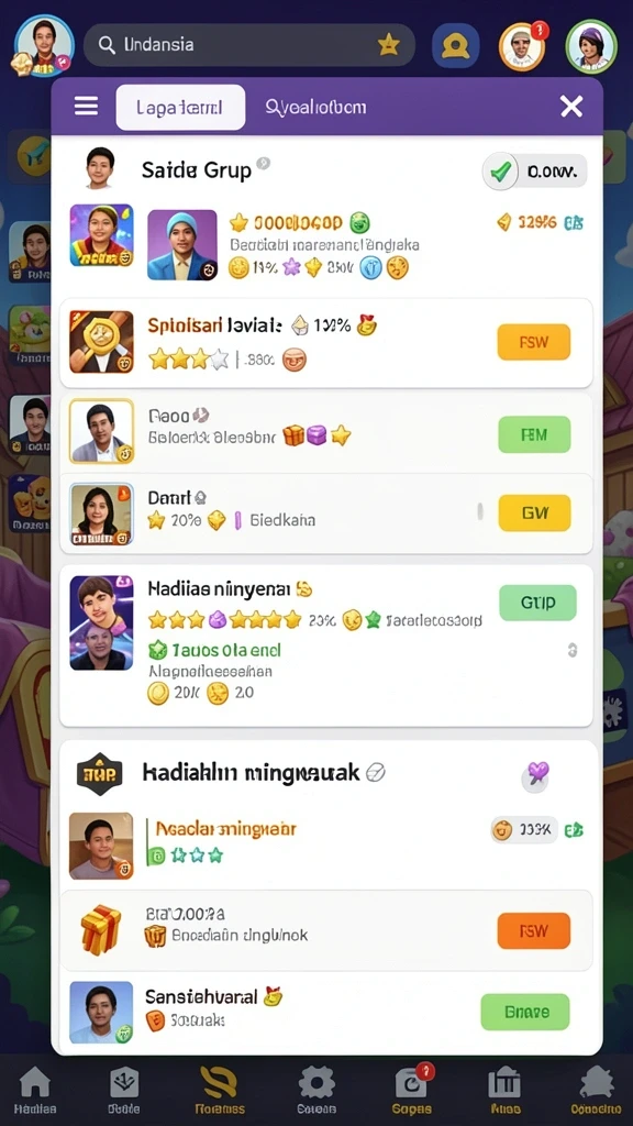 Sistem reward yang menggiurkan dan memotivasi.