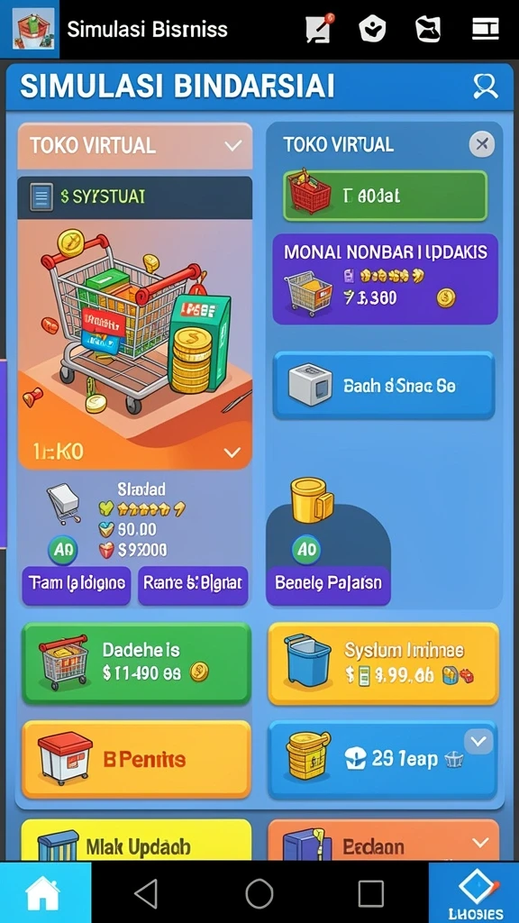 Tampilan antarmuka pengguna yang menarik.