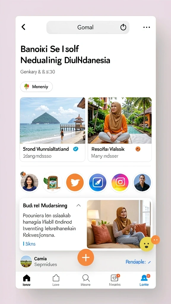 Tampilan antarmuka yang intuitif dan menarik.