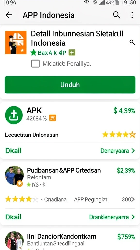 Fitur mode permainan yang beragam dan seru.