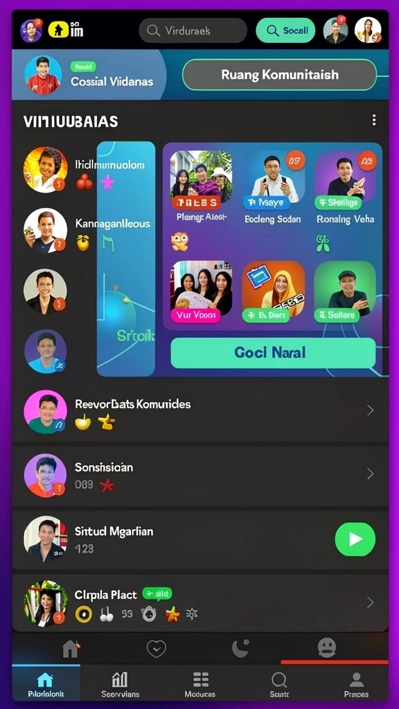Antarmuka yang menarik dan mudah digunakan.
