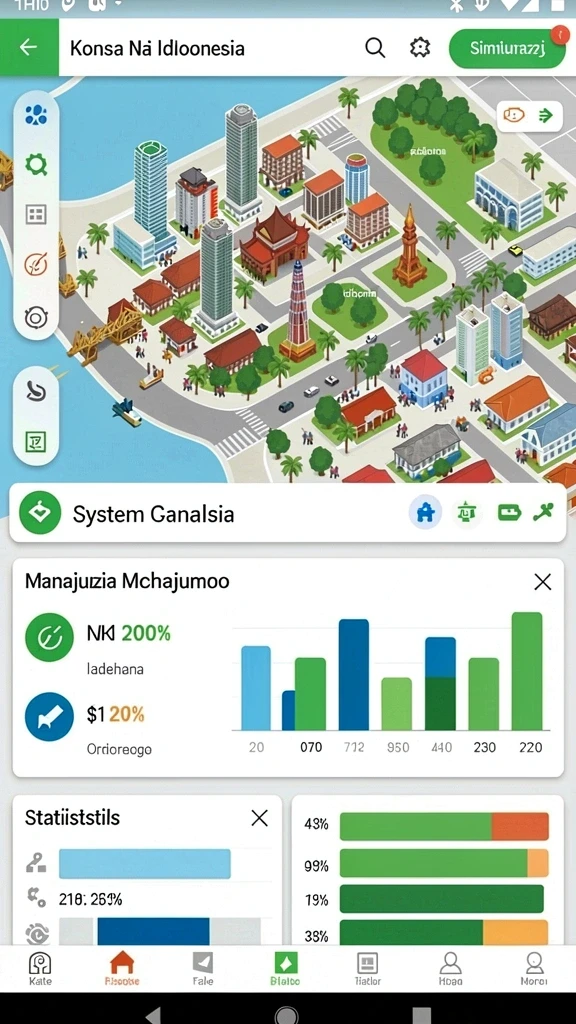 Grafik yang memukau membuat permainan semakin seru.