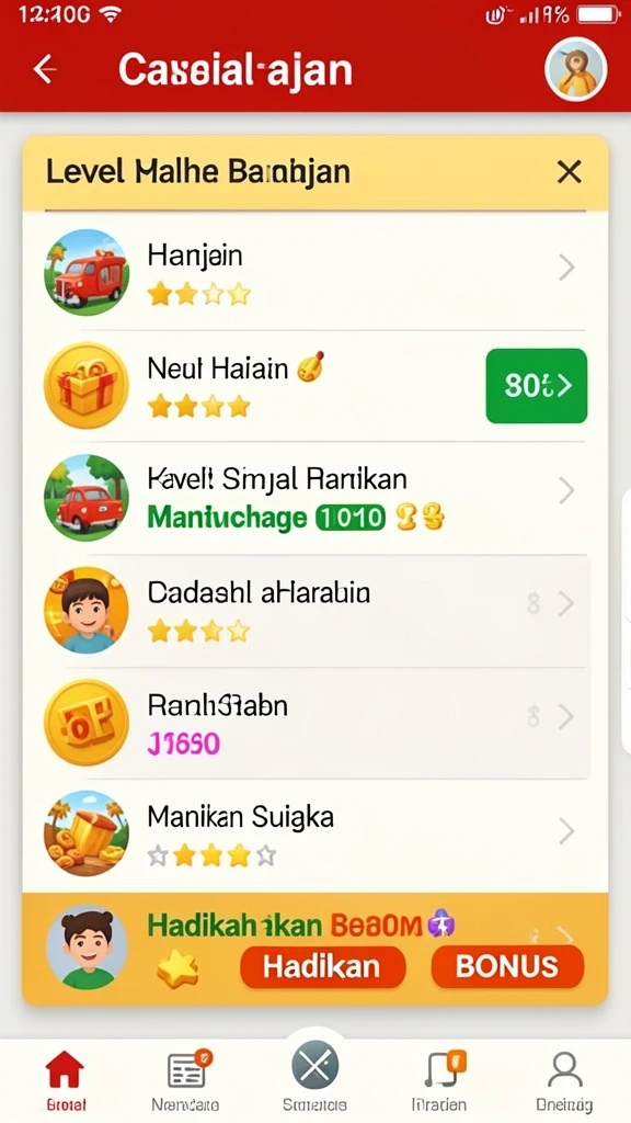 Grafis penuh warna dan detail yang tajam.