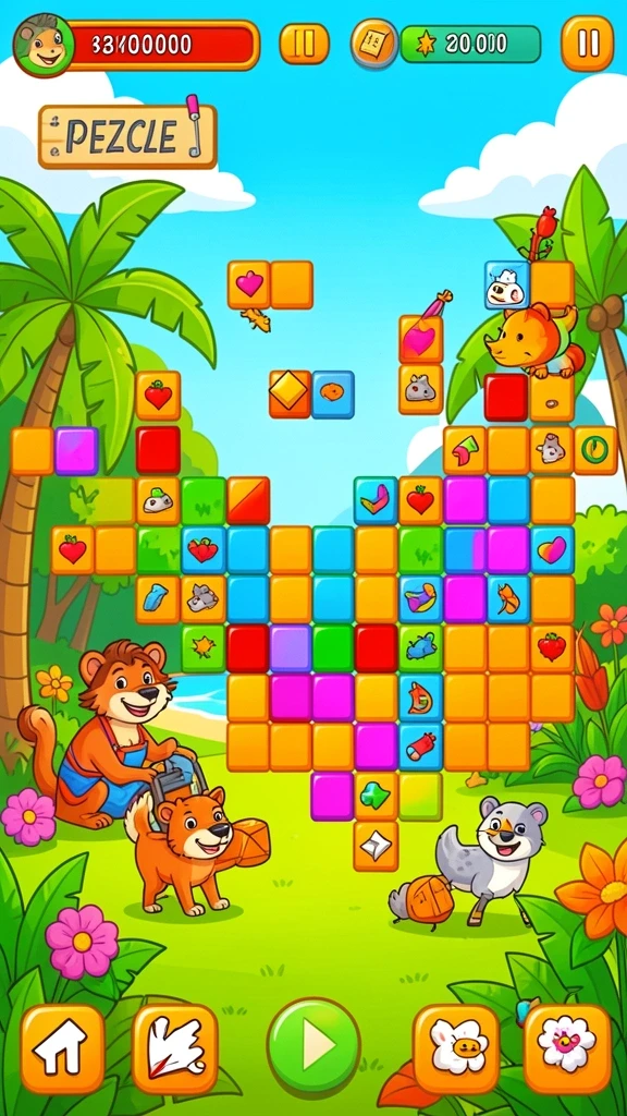 Gameplay yang adiktif dengan banyak tantangan.
