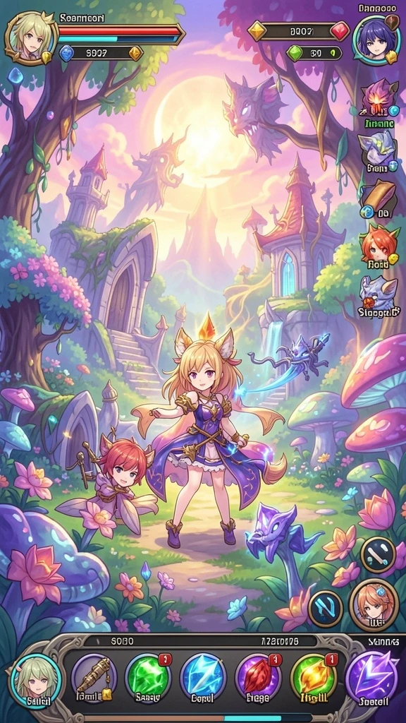 Fitur interaktif untuk berkomunikasi dengan pemain lain.