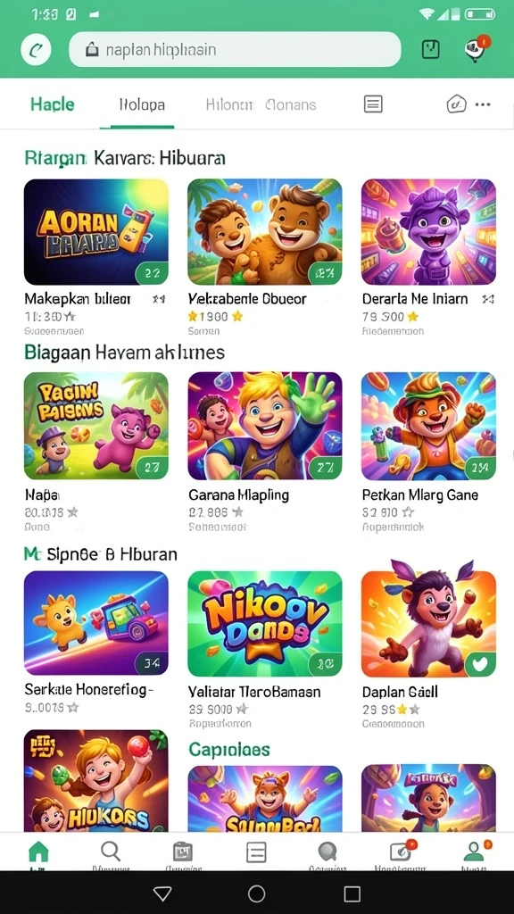 Tangkapan layar dari petualangan mendebarkan.