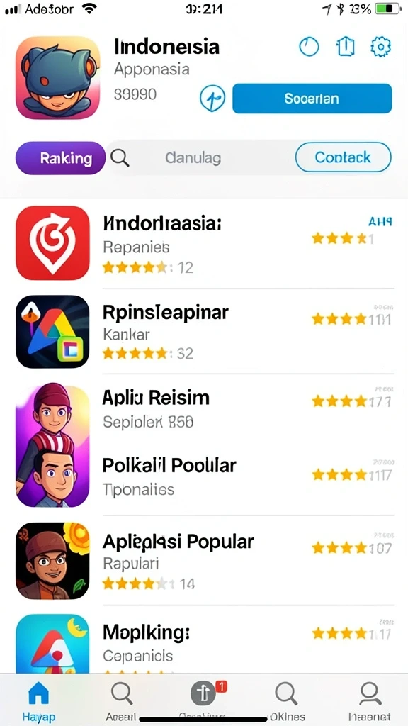Visual grafis yang memukau dalam permainan.