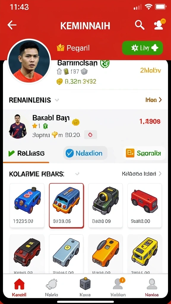 Momen permainan seru bersama teman.