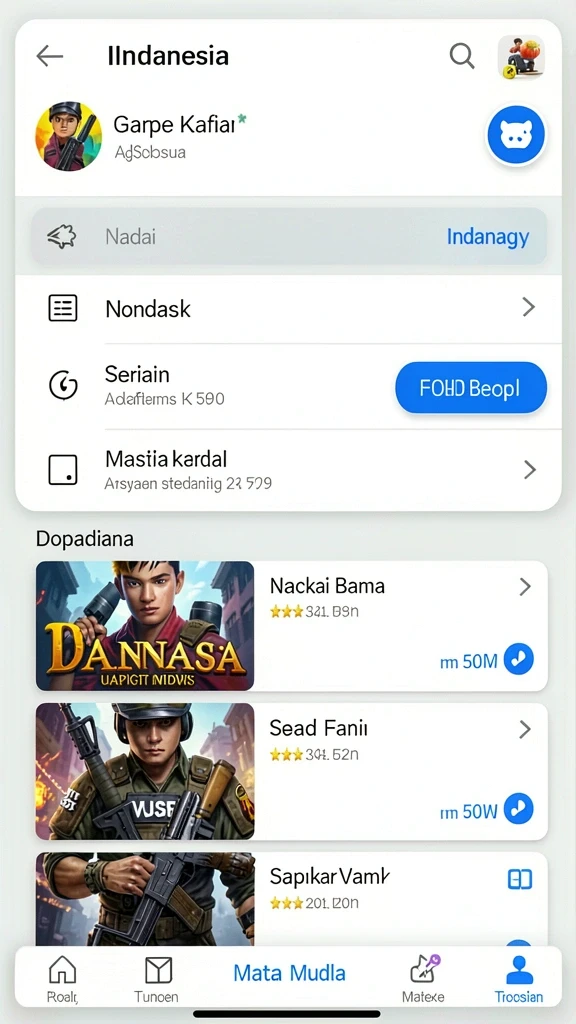 Tampilan antarmuka yang menarik dan ramah pengguna.
