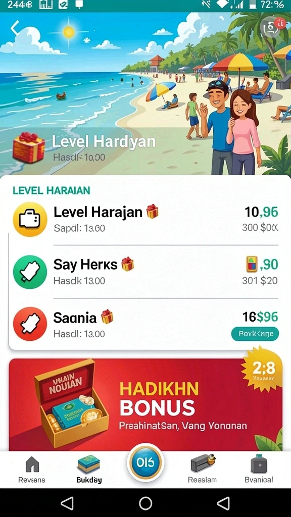Beragam karakter menarik untuk dipilih dan dimainkan.