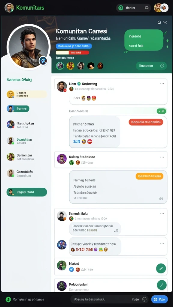 Tampilan antarmuka yang menarik dan user-friendly.
