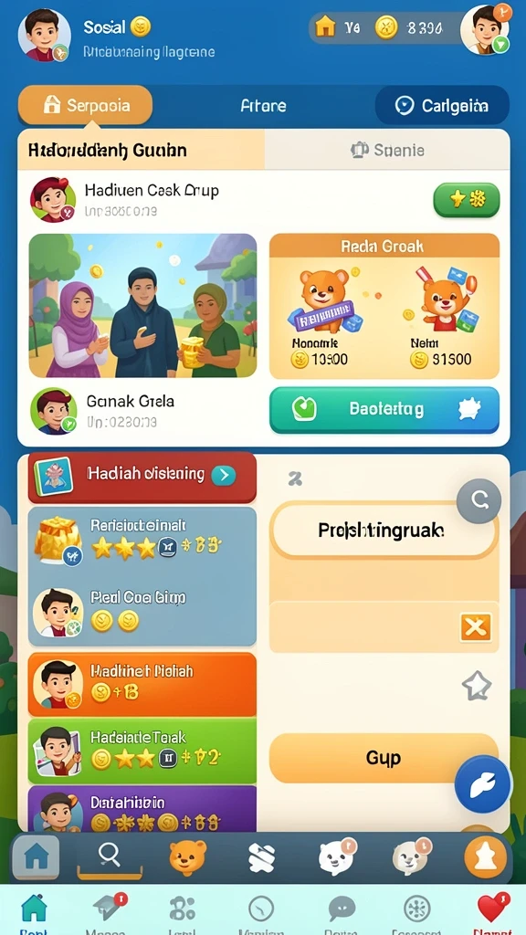 Karakter unik dengan kemampuan spesial di dalam permainan.