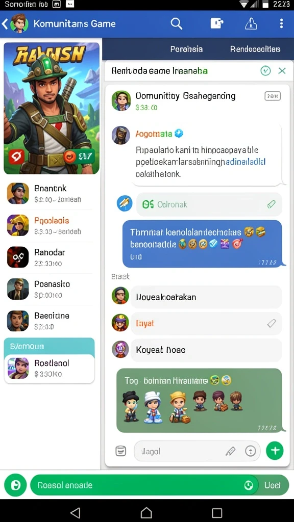 Tampilan antarmuka yang user-friendly dan modern.