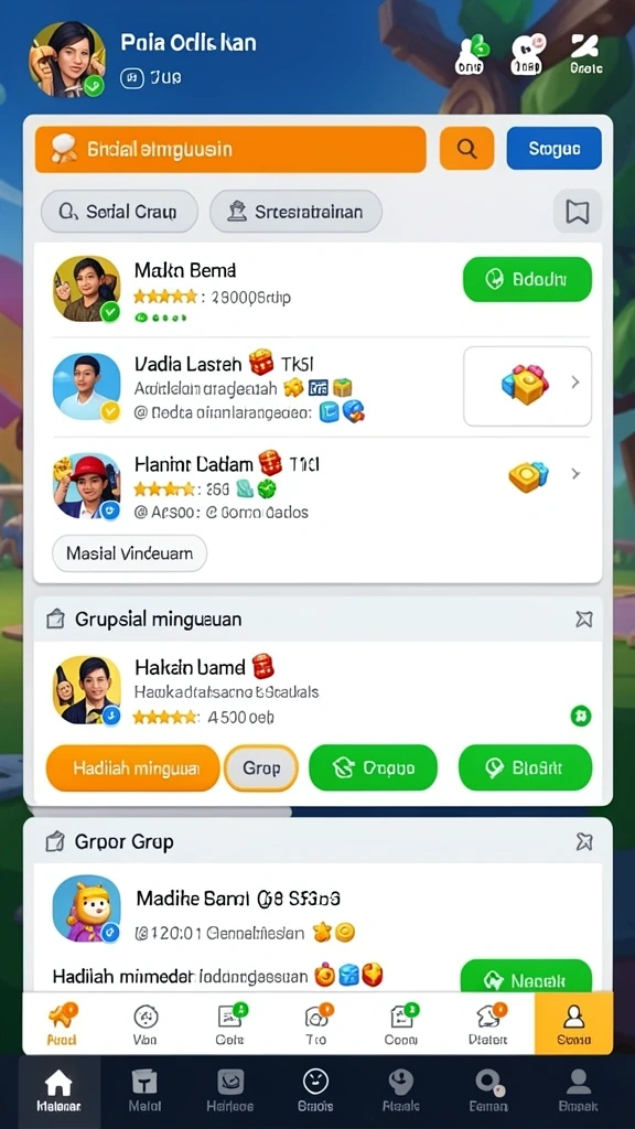 Tantangan seru di setiap level yang tersedia.