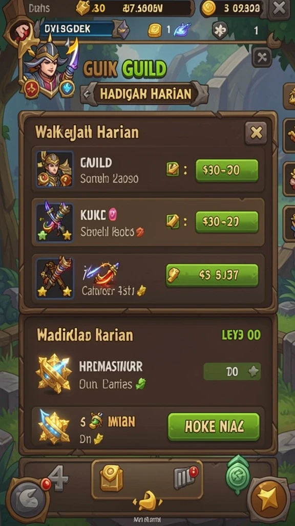 Karakter baru yang siap untuk dimainkan.