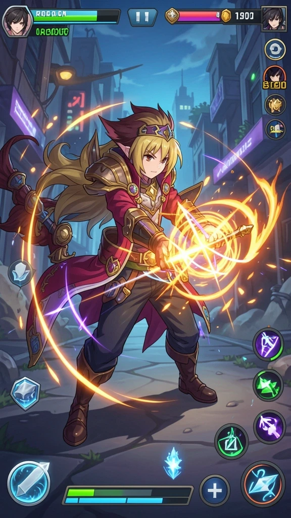 Screenshot menunjukkan grafis yang memukau dalam game.