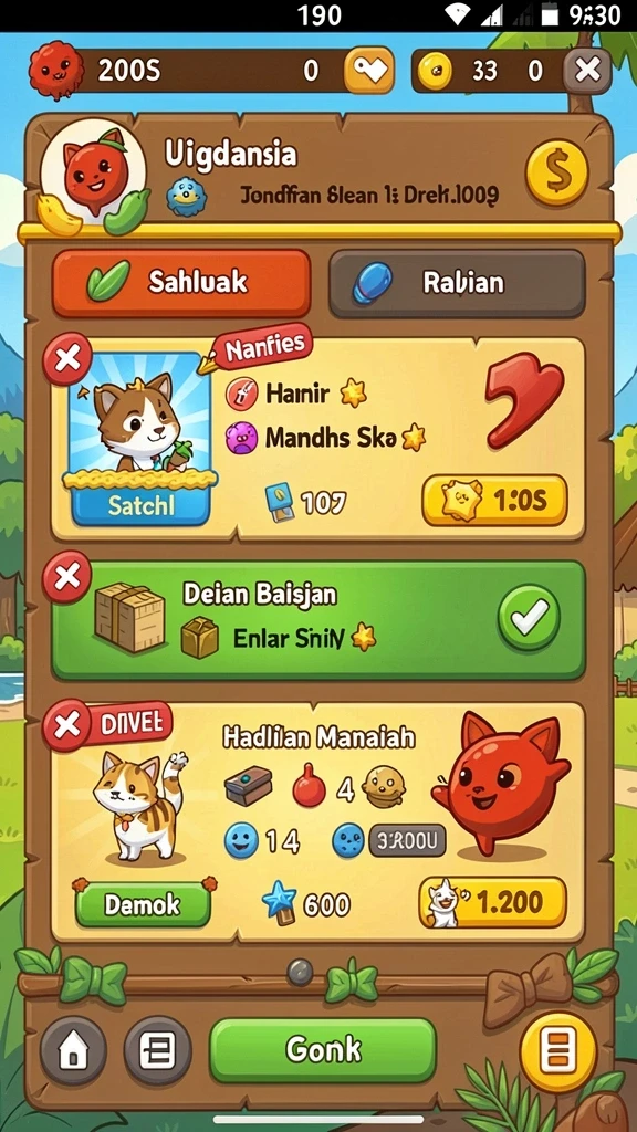 Tampilan antarmuka yang menarik dan user-friendly.