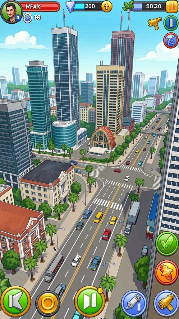 Gameplay yang seru dengan berbagai tantangan menarik.