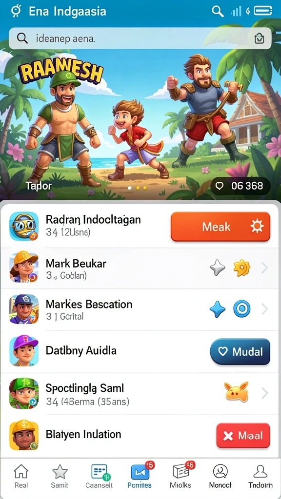 Tampilan grafik yang menawan dan detail.