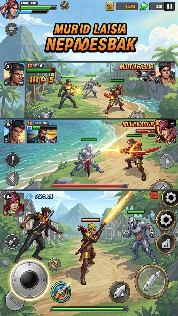 Mode permainan multiplayer yang seru.
